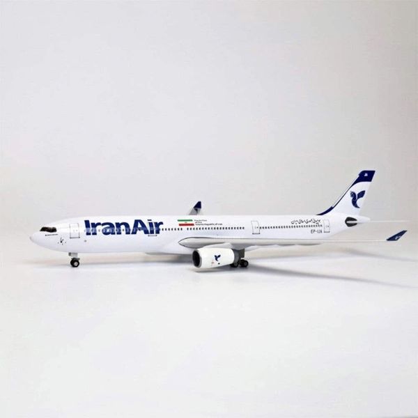  Mô hình máy bay Iran Air A330 có bánh xe kích thước 47cm no led MB47113 