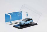  Mô hình xe Land Rover Range rover blue tỉ lệ 1:64 GCD x Enchery GE-001-1 