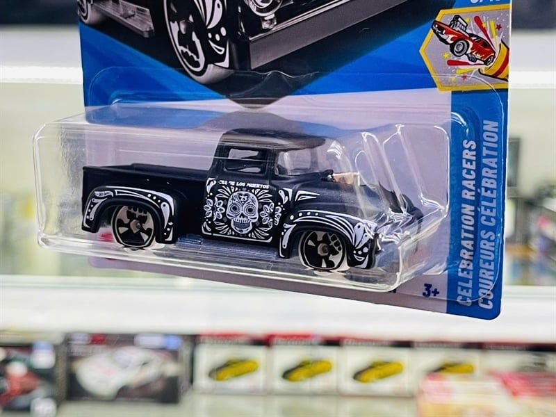  Mô hình xe Ford truck/Camion Personnalise 56 Hotwheels kim loại có bản quyền chính hãng tỉ lệ 1:64 C4982-FO 