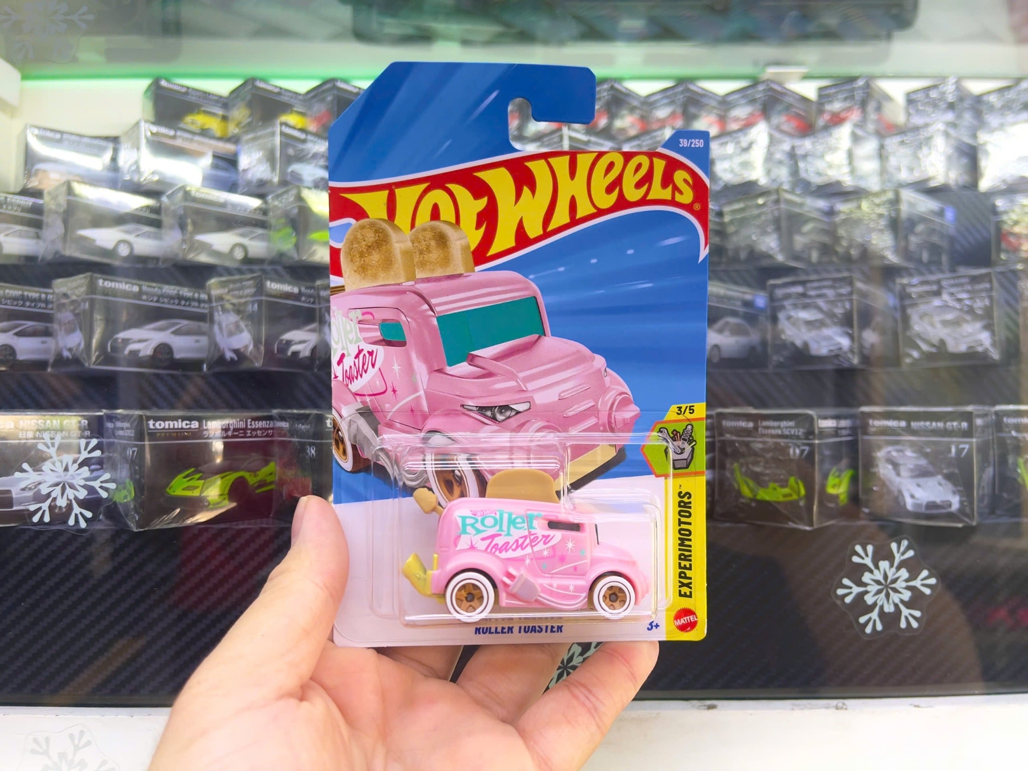  Mô hình xe Roller Toaster Fantasy Hot Wheels kim loại có bản quyền chính hãng tỉ lệ 1:64 C4982-FA 