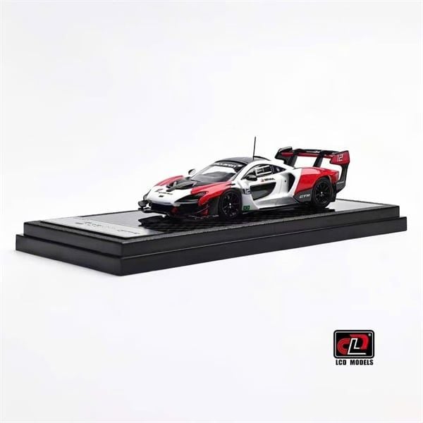  Mô hình xe Mclaren Senna GTR đế carbon tỉ lệ 1:64 LCD model LCD64024-RE 