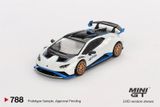  [Hàng Loose]Mô hình xe Lamborghini Huracán STO Bianco Asopo tỉ lệ 1:64 MiniGT MGT00788L 