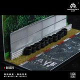  Hộp trưng bày mô phỏng diorama sân đua Nürburgring Circuit Scene Model kích thước 18cm x 8.5cm x 8.6cm tỉ lệ 1:64 MoreArt MO901325 