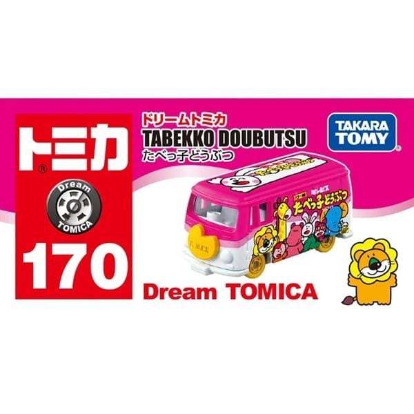  Mô hình xe Tomica DT No.170 Tabekko Doubutsu tỉ lệ 1:64 Tomica 228844 