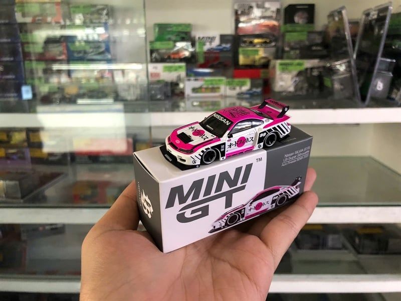  [Hàng Loose]Mô hình xe Nissan LB-Super Silhouette S15 SILVIA Auto Finesse SEMA 2023 tỉ lệ 1:64 MiniGT MGT00781L 