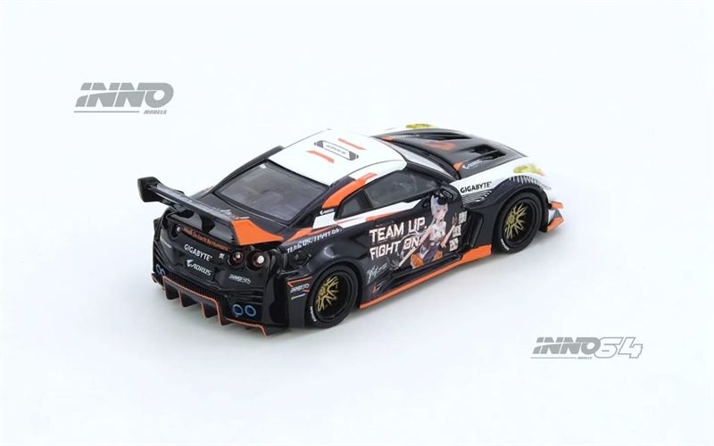  Mô hình xe Nissan GTR R35 Wide body LBWK AORUS X INNO64 Limited Edition tỉ lệ 1:64 Inno64 IN64-R35LB-AORUS 