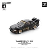  [Hàng Loose] Mô hình xe Nissan Silvia S13 Pandem black tỉ lệ 1:64 Poprace PR640289 