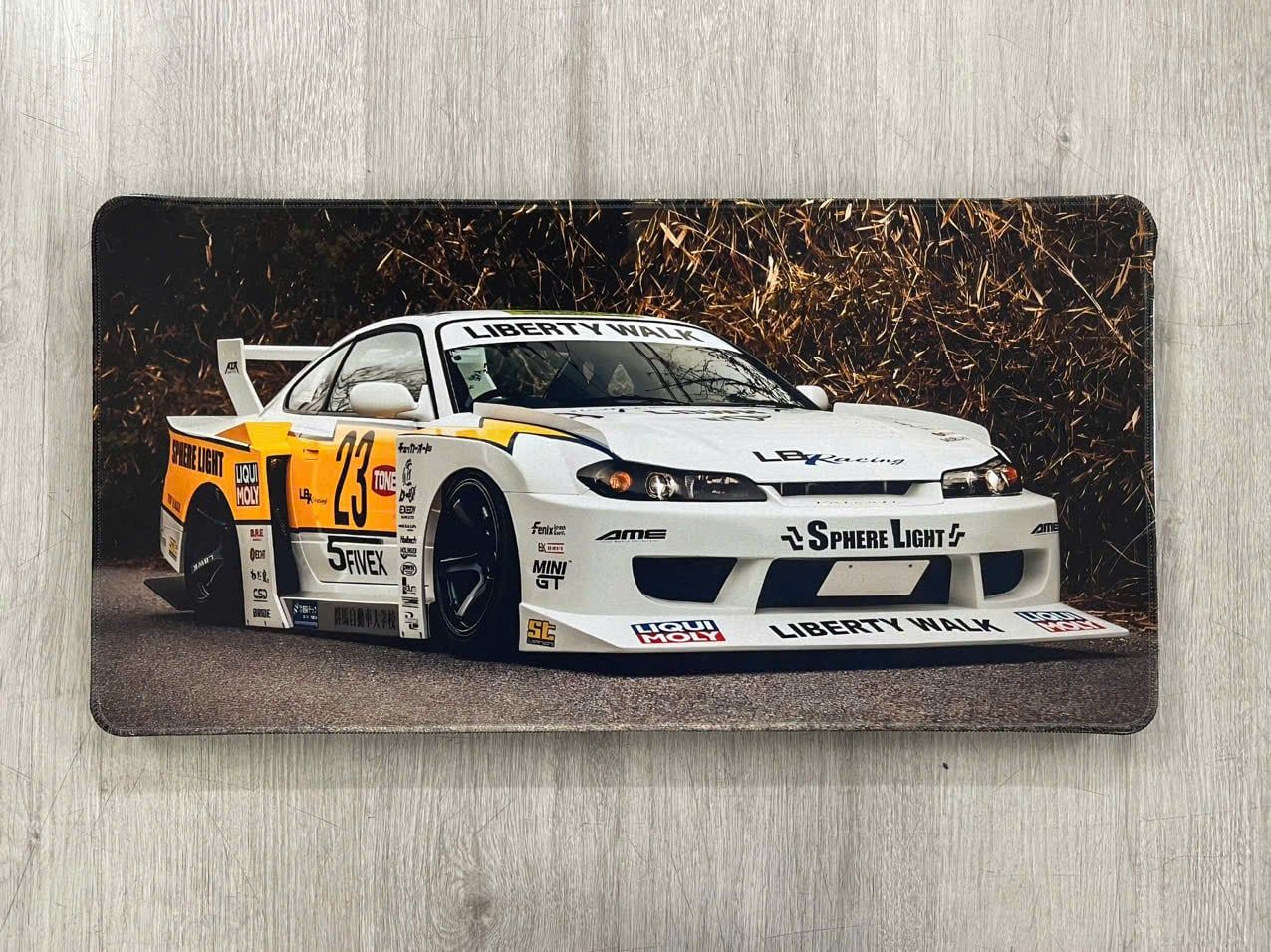  Phụ kiện Thảm lót chống trượt chủ đề siêu xe Nissan kích thước 30x60cm Autono1 PT124A 