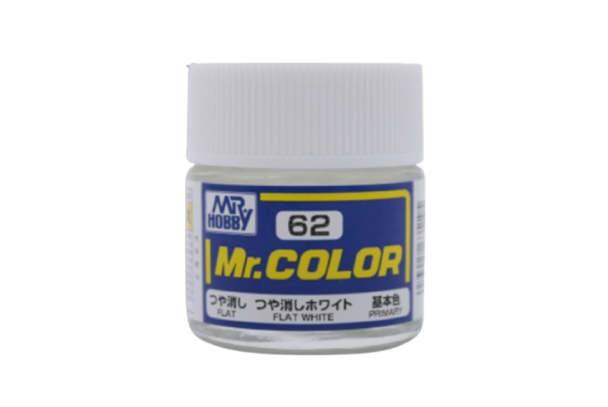  Lacquer c62 flat white sơn mô hình trắng mờ 10ml Mr.Hobby C62 
