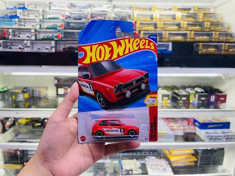  Mô hình xe 73 Honda Civic Custom / Personnalise Hotwheels kim loại có bản quyền chính hãng tỉ lệ 1:64 C4982-HD 