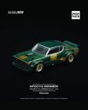  Mô hình xe KPGC110 Kenmeri Racing #73 Green/Gold tỉ lệ 1:64 PopRace PR640366 