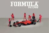  Set mô hình nhân vật figure F1 Formular Team Red kim loại tỉ lệ 1:64 American Diorama AD-2443 
