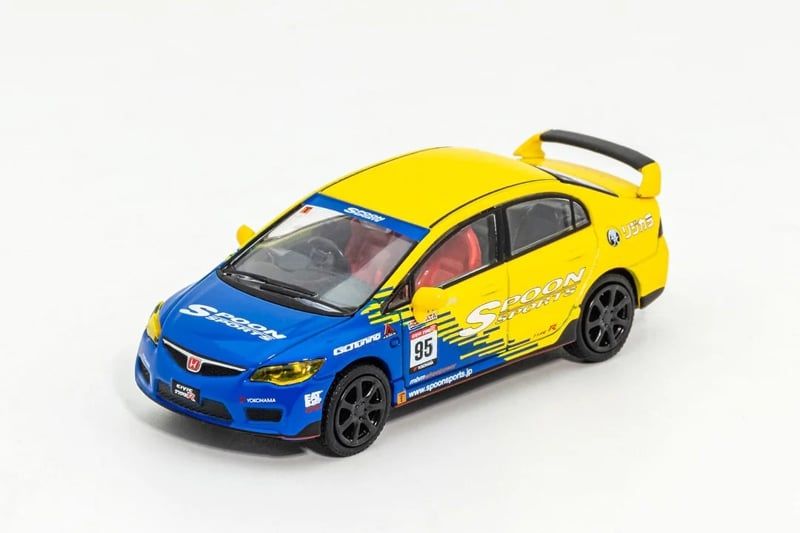  Mô hình xe Honda Civic FD2 Spoon (RHD) tỉ lệ 1:64 DCT LL-021-163 
