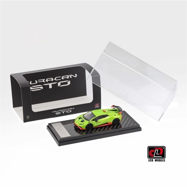  Mô hình xe Lamborghini Huracan STO mở được nắp máy sau tỉ lệ 1:64 LCD Model LCD64043 