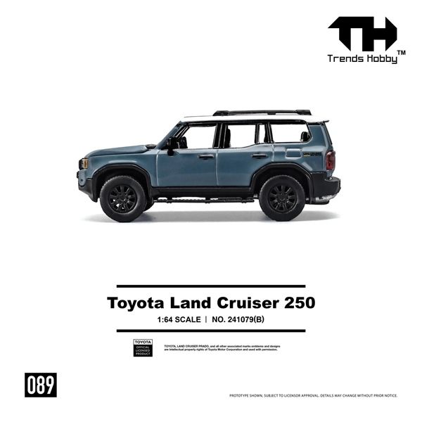  Mô hình xe Toyota Land Cruiser 250 tỉ lệ 1:64 Trends Hobby 241079 