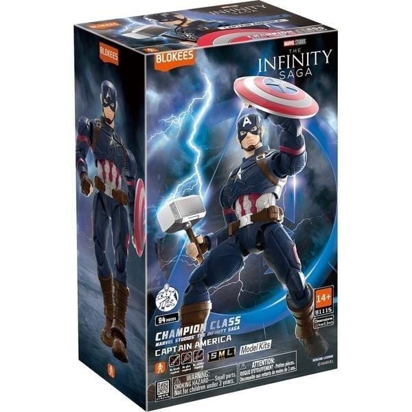  Mô hình Blokees Marvel CC03 Captain America EM08 81115 