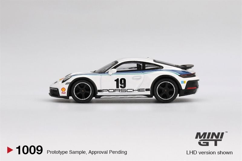  Mô hình xe Porsche 911 Dakar Rally 1974 tỉ lệ 1:64 MiniGT MGT01009 