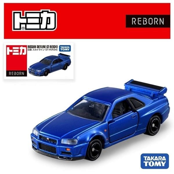  Mô hình xe Nissan Skyline GT-R R34 for Mar'26 Reborn tỉ lệ 1:64 Tomica 956549 