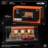  Hộp trưng bày mô phỏng tường hoa Phật Sơn 19.7x10x10 tỉ lệ 1:64 SHOU CANG JIA SCJ82011-A 