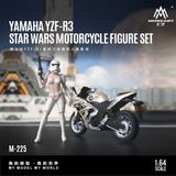  Mô hình nhân vật figure và xe Yamaha YZF-R3 Star Wars resin tỉ lệ 1:64 MoreArt MO222225 