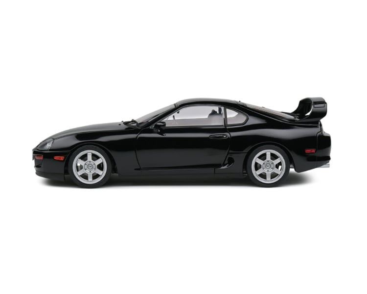  Mô hình xe ô tô Toyota Supra MK4 (A80) Astral black 1993 tỉ lệ 1:18 Solido model S1807606 