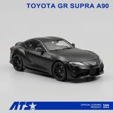  Mô hình xe Toyota GR Supra A90 Matte Black Undercover tỉ lệ 1:64 ATS ATS882104 