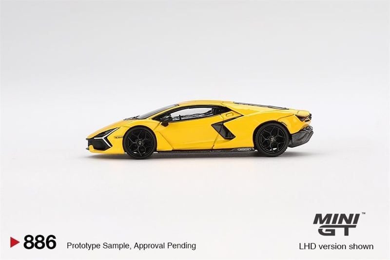  [Hàng Loose] Mô hình xe Lamborghini Revuelto Giallo loose tỉ lệ 1:64 MiniGT MGT00886 