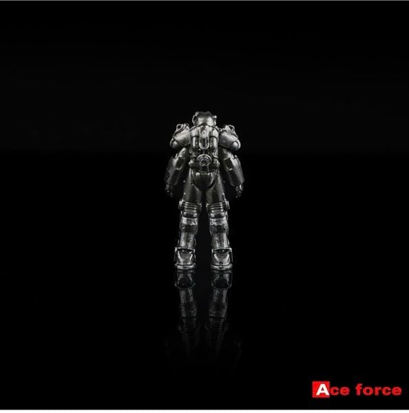  Mô hình nhân vật figure Radiation FALLOUT Electric Armor T60 resin tỉ lệ 1:64 Ace Force OT64470 