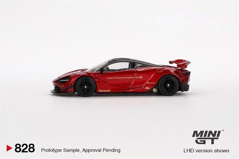  [Hàng Loose] Mô hình xe McLaren 720S LB★Works Gem Red tỉ lệ 1:64 MiniGT MGT00828 