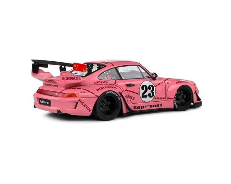  Mô hình xe ô tô Porsche RWB 911 (993) RWB Sopranos / Pink Pig #23 tỉ lệ 1:18 Solido model 1808503 