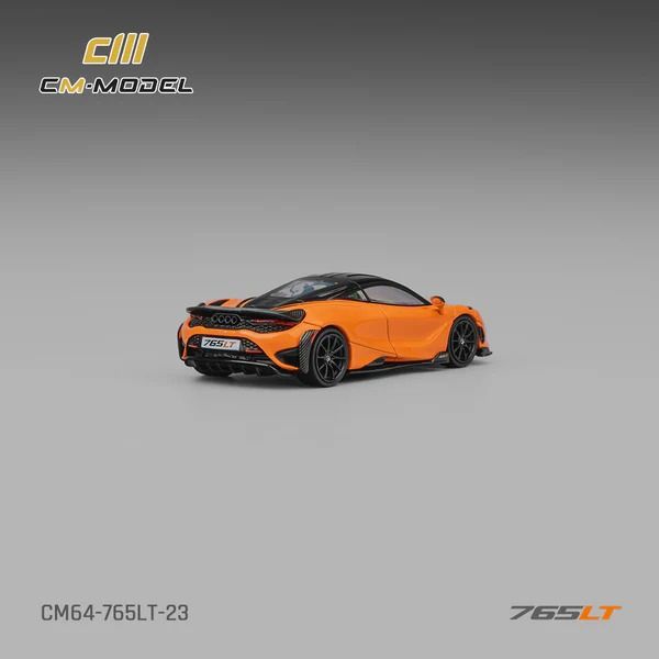  Mô hình xe Mclaren 765LT Papaya orange tỉ lệ 1:64 CM model CM64-765LT-23 