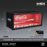  Hộp trưng bày container mô phỏng bãi đỗ xe parking lot Coca Cola 30x12.5x13cm tỉ lệ 1:64 MoreArt MB400301 