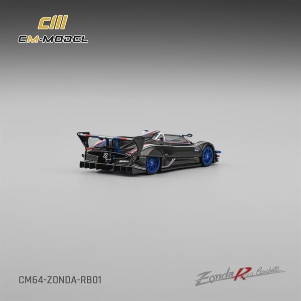  Mô hình xe Pagani Zonda Revo Barchetta adopts new tooling tỉ lệ 1:64 CM model CM64-ZONDA-RB01 