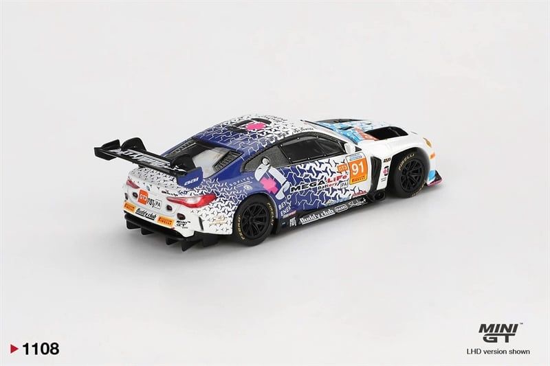  Mô hình xe MW M4 GT3 #91 FIST Team AAI 2025 China GT limited 15,000pcs Dongguan tỉ lệ 1:64 MiniGT MGT01108-CHFSDG 