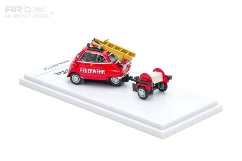  Mô hình xe BMW Isetta Fire Engine Set tỉ lệ 1:64 Almost Real AR OT64847 
