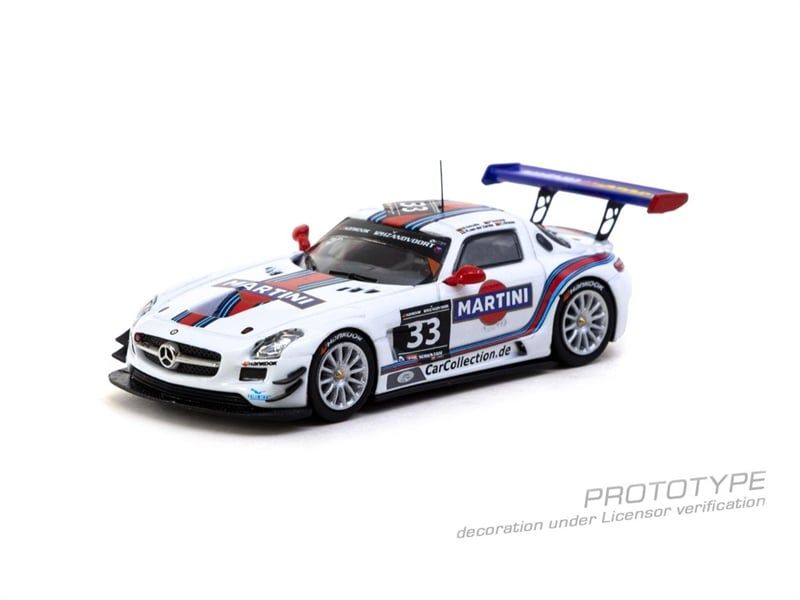  Mô hình xe Mercedes-Benz SLS AMG GT3 – 12h Zandvoort 2014 Winner tỉ lệ 1:64 Tarmac Works T64-087-14ZDV33 