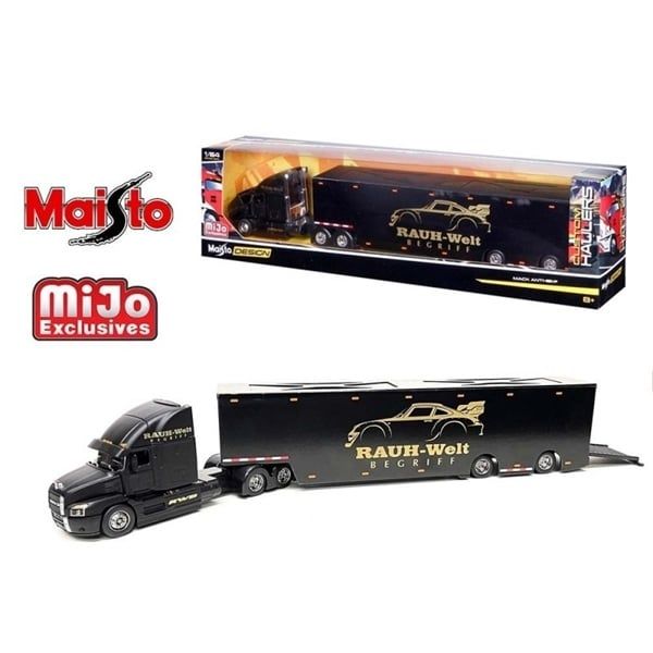  Mô hình xe container Black Mack Anthem RWB Delivery Truck - Design Custom Haulers 35x4.5x6.5cm tỉ lệ 1:64 Maisto 12418 