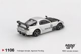  Mô hình xe Mazda RX-7 RE-Amemiya Silver Metallic tỉ lệ 1:64 MiniGT MGT01106 