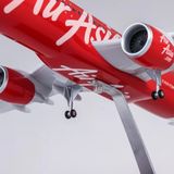  Mô hình máy bay Asia Air A320-200 có bánh xe kích thước 47cm no led MB47114 