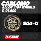  Phụ kiện độ bánh cho xe mô hình Carlomo Wheels S-Class kích thước 9,5mm bằng kim loại tỉ lệ 1:64 Carlomo S0 