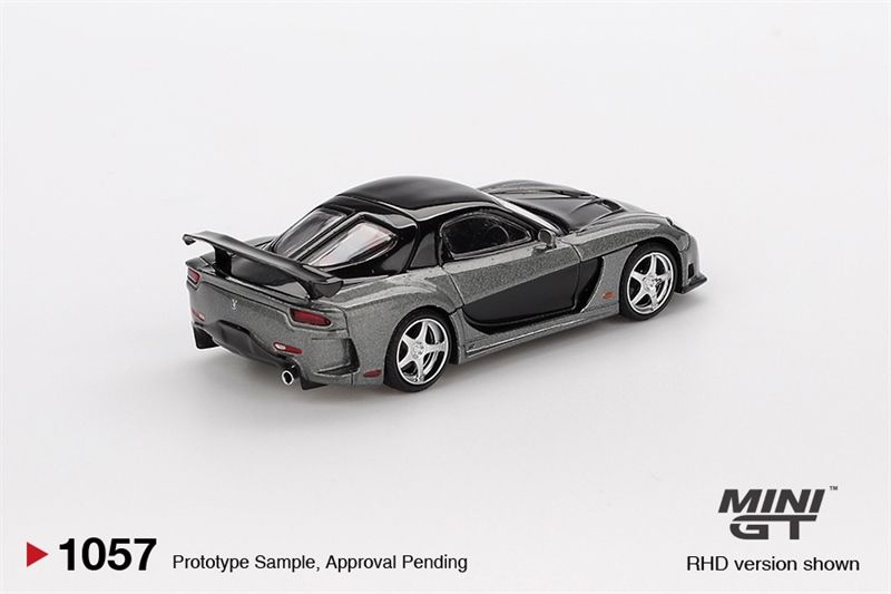  [Hàng Loose] Mô hình xe Mazda RX-7 VeilSide Fortune Grey tỉ lệ 1:64 MiniGT MGT01057 