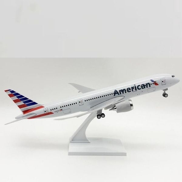  Mô hình máy bay American B787 có bánh xe - kích thước 30cm MB30044 
