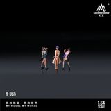  Mô hình set nhân vật 3 cô gái Vitality Girl Doll Set Simulation Resin Model tỉ lệ 1:64 More Art MO223065 