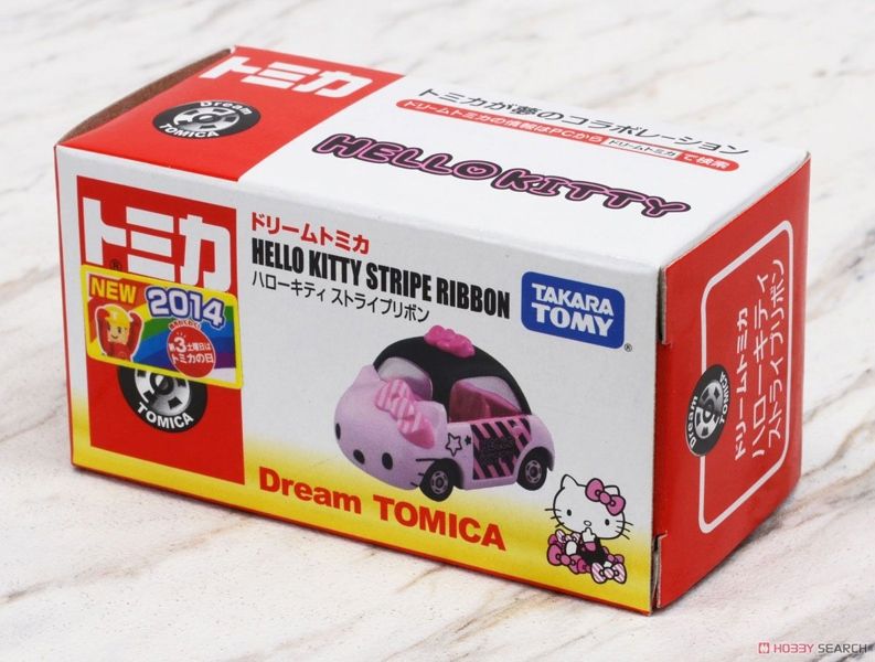  Mô hình xe Tomica Dream Hello Kitty 2 Stripe Ribbon Tomica 499039 
