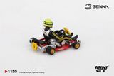  Mô hình xe Formula K #9 - 1981 World Karting Championship MiniGT x Senna tỉ lệ 1:64 MiniGT MGT01155 