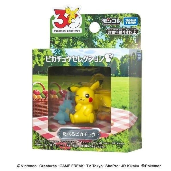  Mô hình nhân vật Pokemon 30th Moncolle - Taberu Pikachu Takara Tomy 88127 
