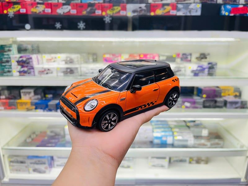  Mô Hình xe MINI Cooper S Full open tỉ lệ 1:24 Hengteng model H2763-1 
