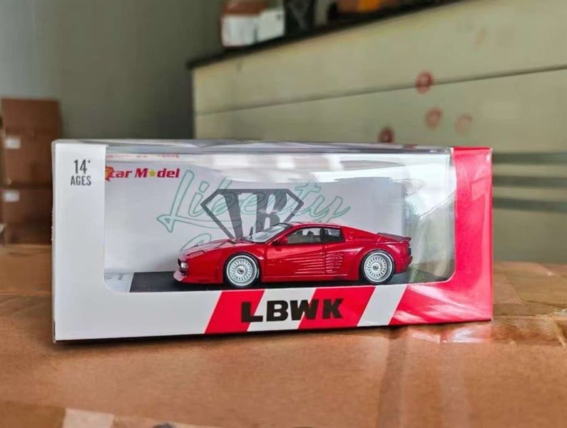  Mô hình xe Ferrari Testarossa 512TR LBWK tỉ lệ 1:64 Star Models OT64649 