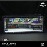  Hộp trưng bày container mô phỏng Repair shop HKS model có tầng - có đèn 38.7x16x16.5cm tỉ lệ 1:64 MoreArt MO400217 