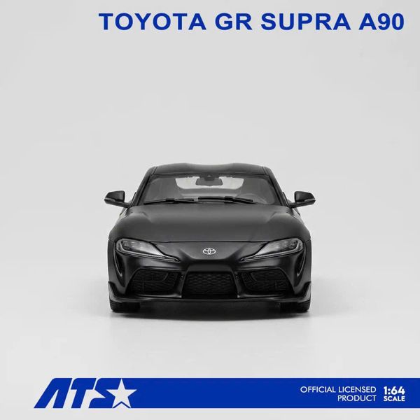  Mô hình xe Toyota GR Supra A90 Matte Black Undercover tỉ lệ 1:64 ATS ATS882104 